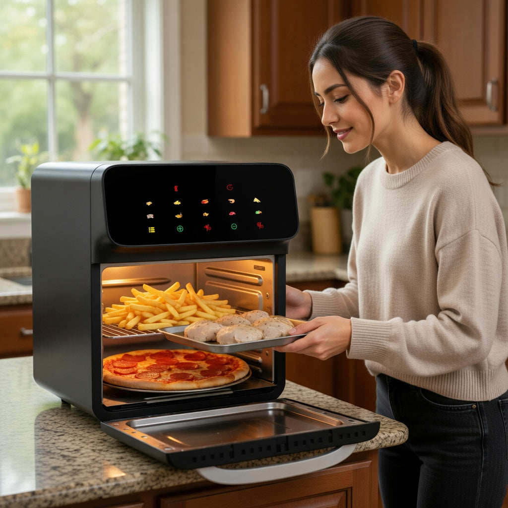 Rotisserie spit included