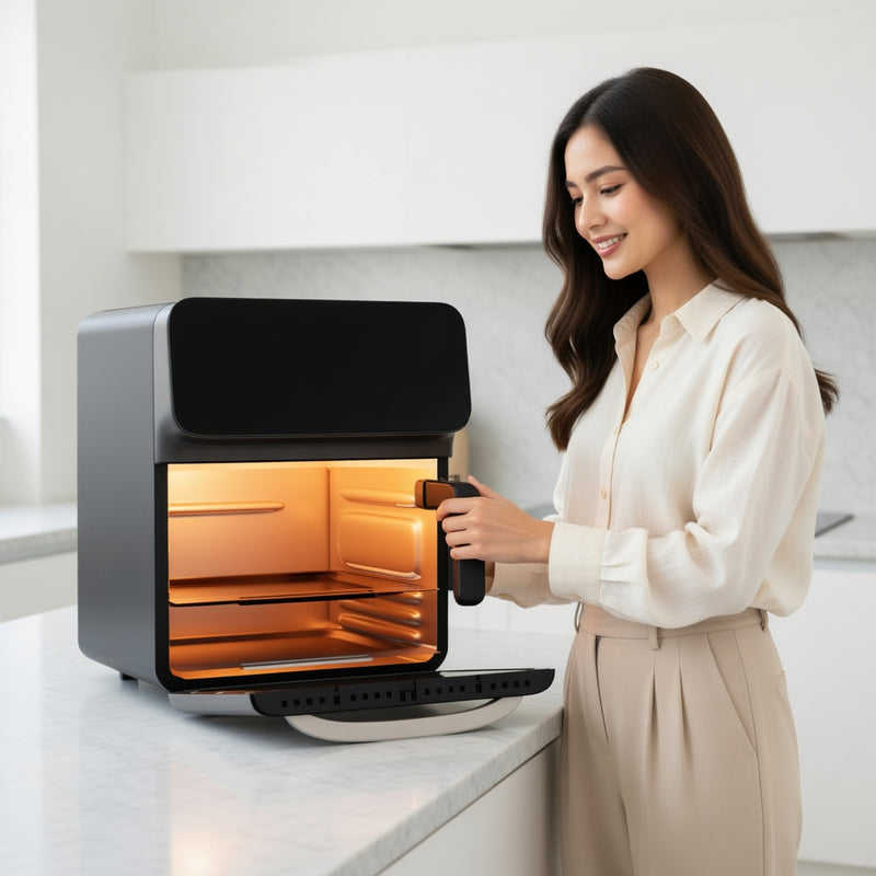 Crispy results, less oil
